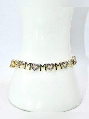 New Boxed MOM Bracelet 7.5" Christmas Gift, New Mom or Just Because!